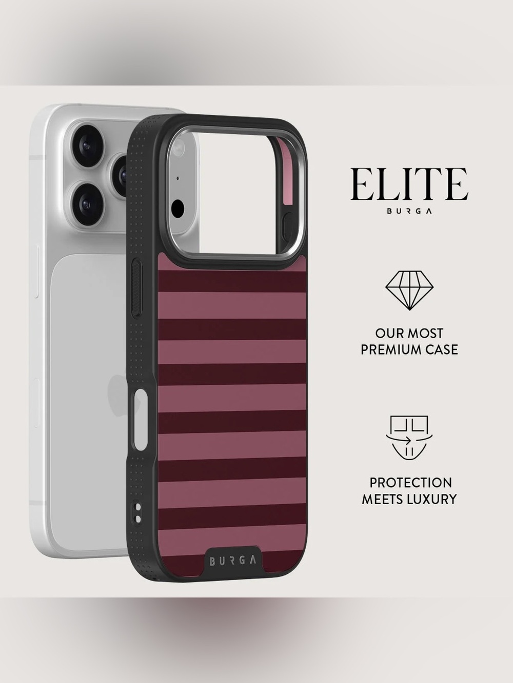 BURGA premium Elite iPhone 18 Pro Max Case (iPhone 17 pro max)